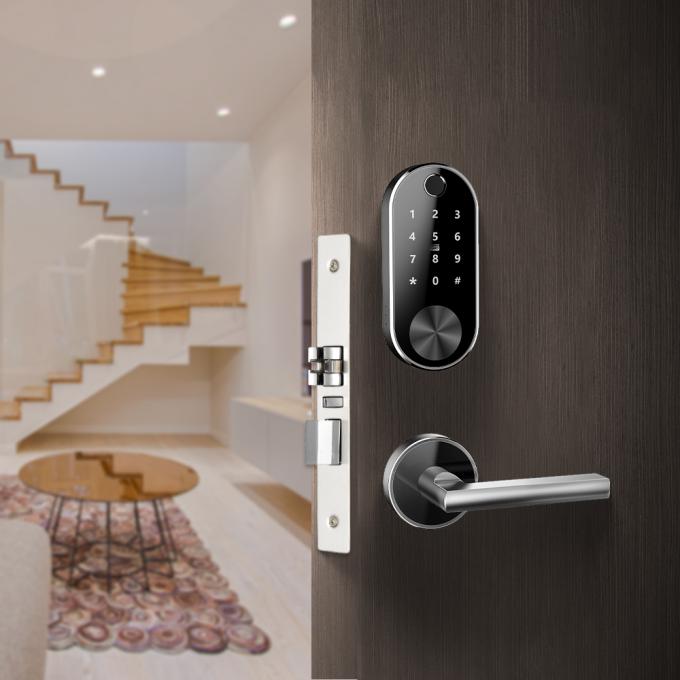 Elektroniczne zamki do drzwi Standardowy wpuszczany stop aluminium do pokoju domowego 0