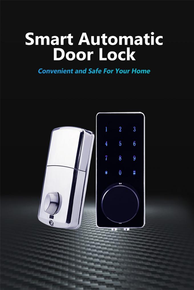 Blokada przednich drzwi Smart Room Bluetooth, inteligentne zamki drzwi ze stopu cynku 1