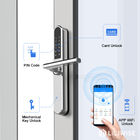 Dostęp do aplikacji Wi-Fi Blokada drzwi Bluetooth Odcisk palca Blokada drzwi Szerokość 38 mm Płaski panel Srebrny Kolor