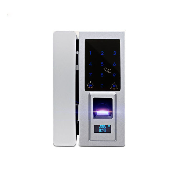 Inteligentne bezpieczeństwo Cyfrowy biometryczny odcisk cyfrowy linii papilarnych Zamek drzwi szklanych 0
