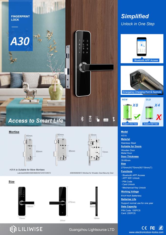 Kod PIN Zamki do drzwi mieszkalnych Bezpieczeństwo Elektroniczny zamek do drzwi Airbnb 0.1S 2