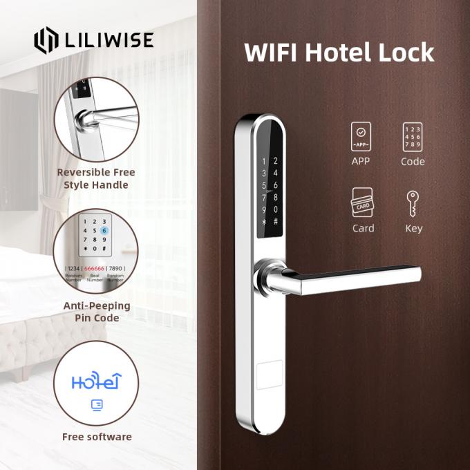 Inteligentny WIFI Bluetooth Code Hotelowa blokada RFID bez systemu hotelowego 2