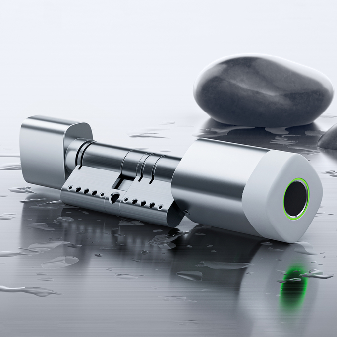 Liliwise Odciski palc&oacute;w Karta RFID Wodoszczelna Zamka Do Drzwi Regulowalna WiFi BLE Tuya Ttlock Smart Zamek Cylinder do wymiany starych mechanicznych 1