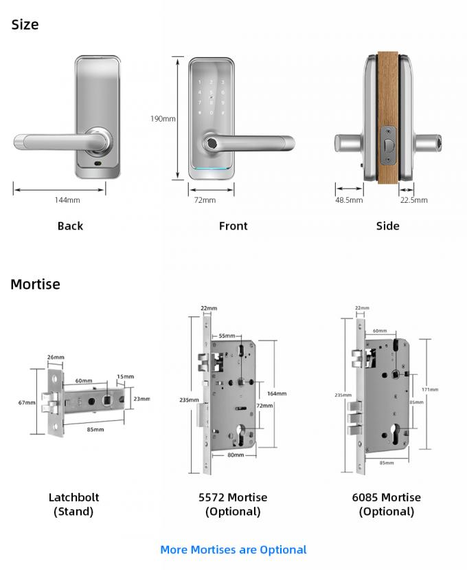 Odciski palc&oacute;w Smart Door Lock 9