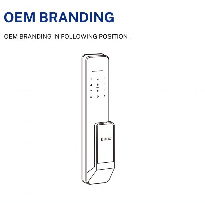 Liliwise Nowy Design Całkowicie Automatyczny Zamek Cyfrowy Elektroniczny Zamek Odcisk&oacute;w Palc&oacute;w Tuya APP TTlock Smart Door Lock 36