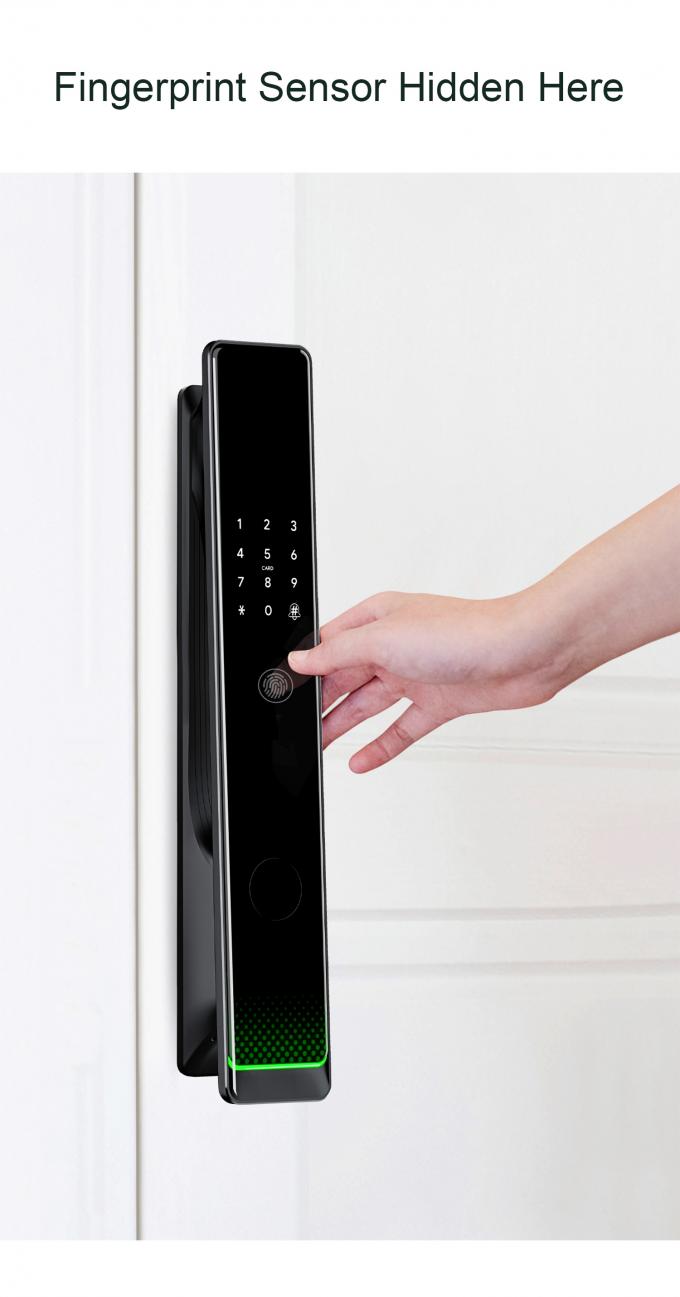 Liliwise Automatyczny Wi-Fi Woda Wbudowany dzwonek odblokuj inteligentne zamki Tuya Ttlock Smart Door Lock z odciskiem palca 10
