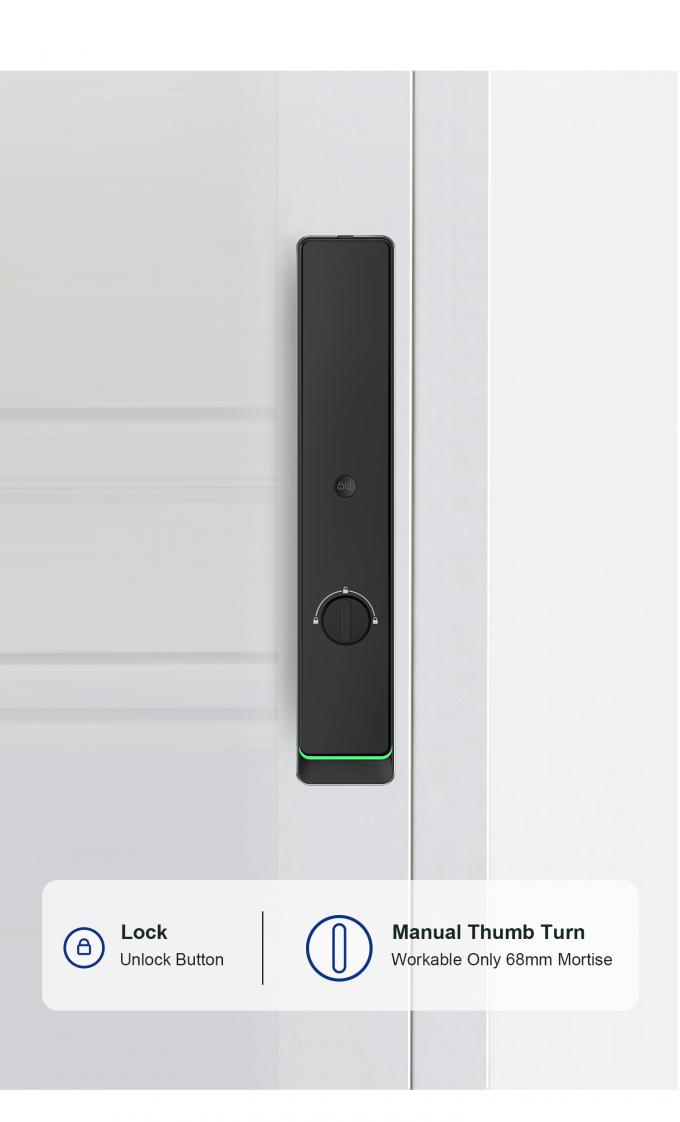 Liliwise Tuya Ttlock Cerraduras Electrices Wifi Odcisk palc&oacute;w Kamera cyfrowa Smart Door Lock Z kamerą 14