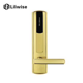 Zamki do drzwi złotych pokoi hotelowych ze wskaźnikiem LED 285 mm * 70 mm