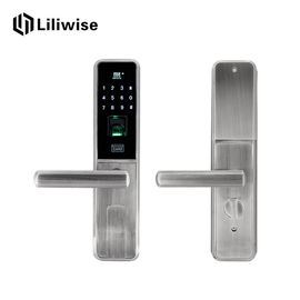 Wyświetlacz OLED Odcisk palca Zamek drzwi Ekran dotykowy Cyfrowe inteligentne akumulatory 4x AA