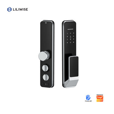Liliwise Nowy Design Całkowicie Automatyczny Zamek Cyfrowy Elektroniczny Zamek Odcisków Palców Tuya APP TTlock Smart Door Lock