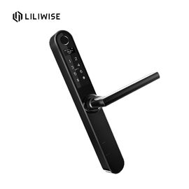 Inteligentny aluminiowy zamek drzwi przesuwnych 4 w 1 z językiem angielskim, chińskim