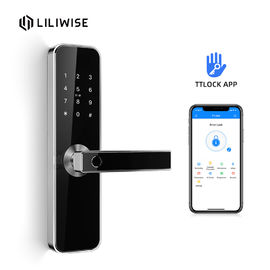 DC 6V Bezprzewodowe elektroniczne zamki do drzwi Sterowanie ekranem dotykowym Manewrowa funkcja Bluetooth linii papilarnych