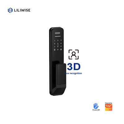 Liliwise Security Digital Doorbell Tuya Wifi Smart Fingerprint Lock Rozpoznawanie twarzy Kamera Zamknięcie drzwi Kontrola dostępu
