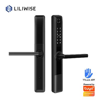 Liliwise wodoodporny odcisk palca z stali nierdzewnej TTlock Smart Door Lock BLE Wifi Slim Smart Lock