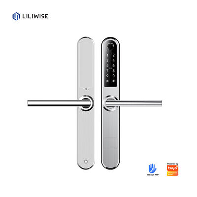 Liliwise Security Elektroniczny odcisk palców Smart Digital Door Lock Do Outdoor Use Slim Aluminium Fingerprint Door Lock z APP